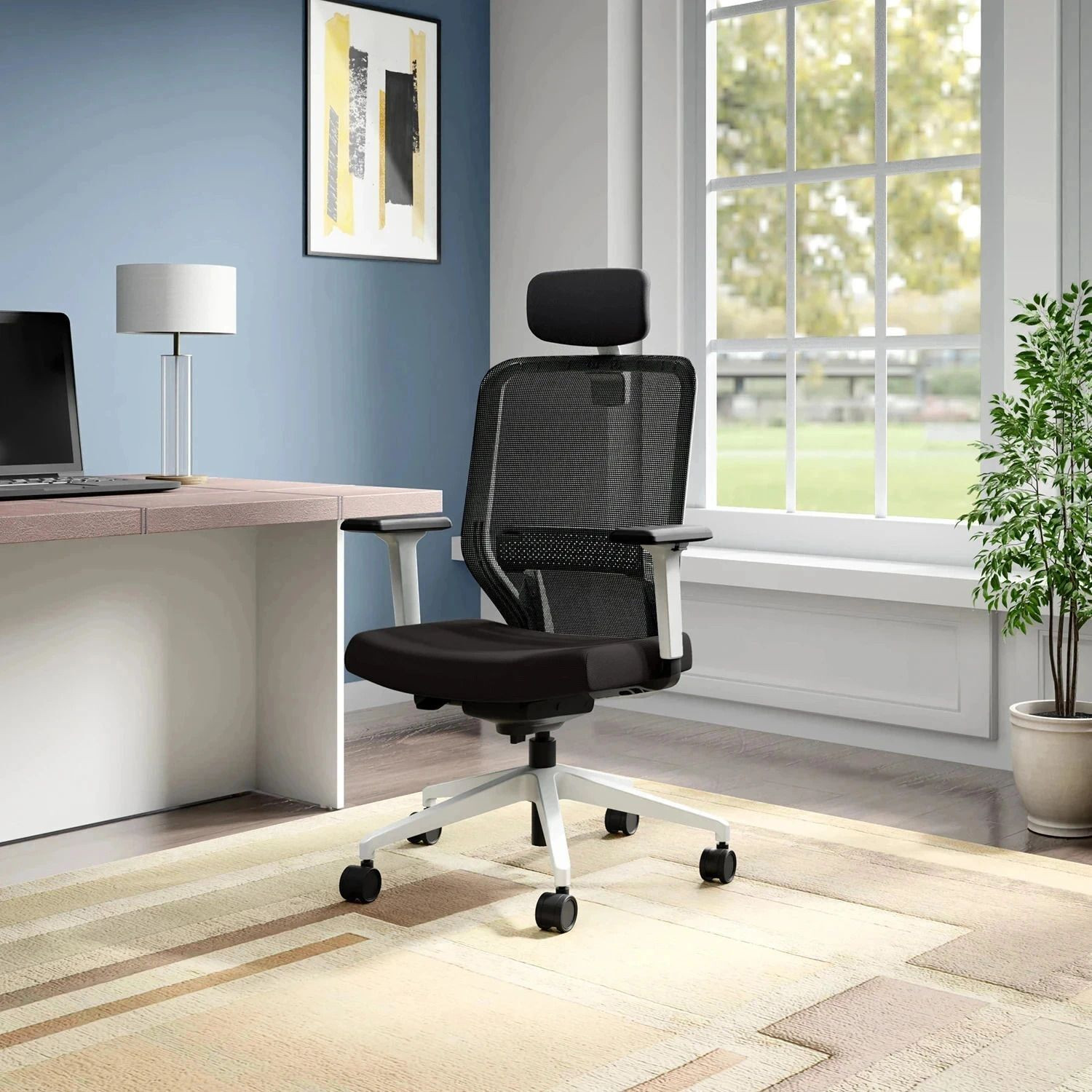 Image of Interio by Godrej Greta High Back Fabric Office Executive Chair