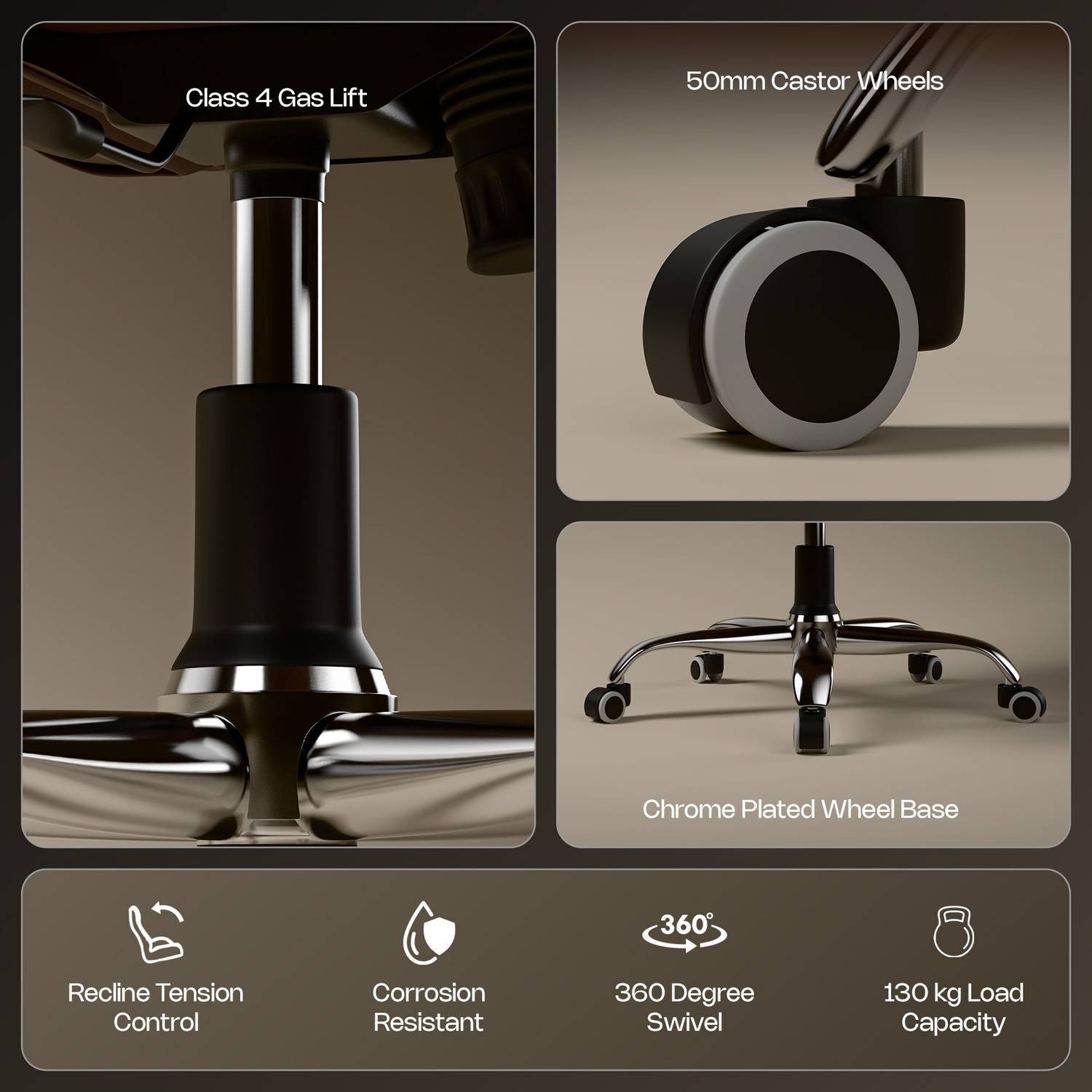 GREEN SOUL Vienna High Back Ergonomic Office Chair - Image 4