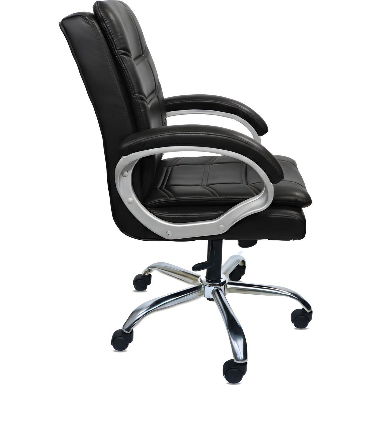 Image of ACTIVA Executive Revolving Office Chair|Computer Desk Chair with Cushioned Seat & Back| Leatherette Office Executive Chair