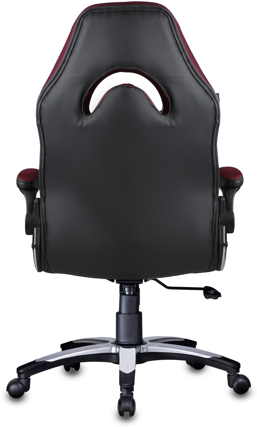 Image of Adiko Stylish Gaming chair in Black / Maroon Leatherette Office Executive Chair
