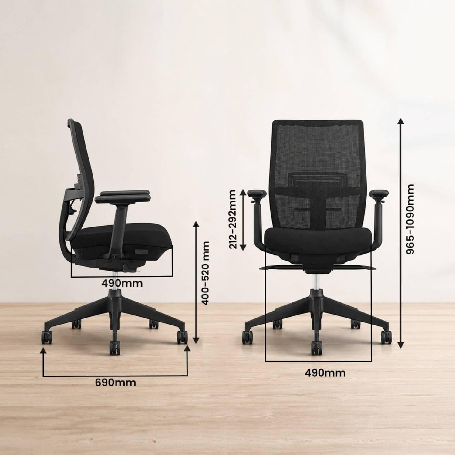 Image of Haworth ALOHA EASY LITE Polyester Office Arm Chair