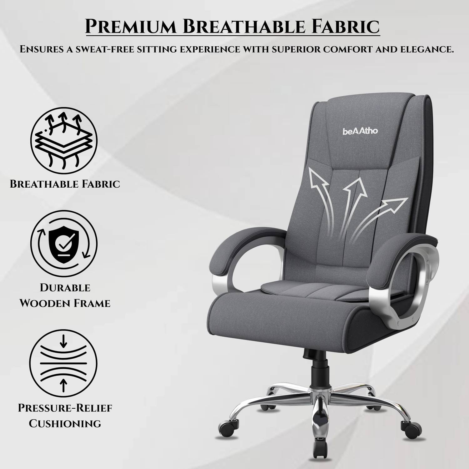 beaatho Berlin Orthopedic Boss Chair - Image 3