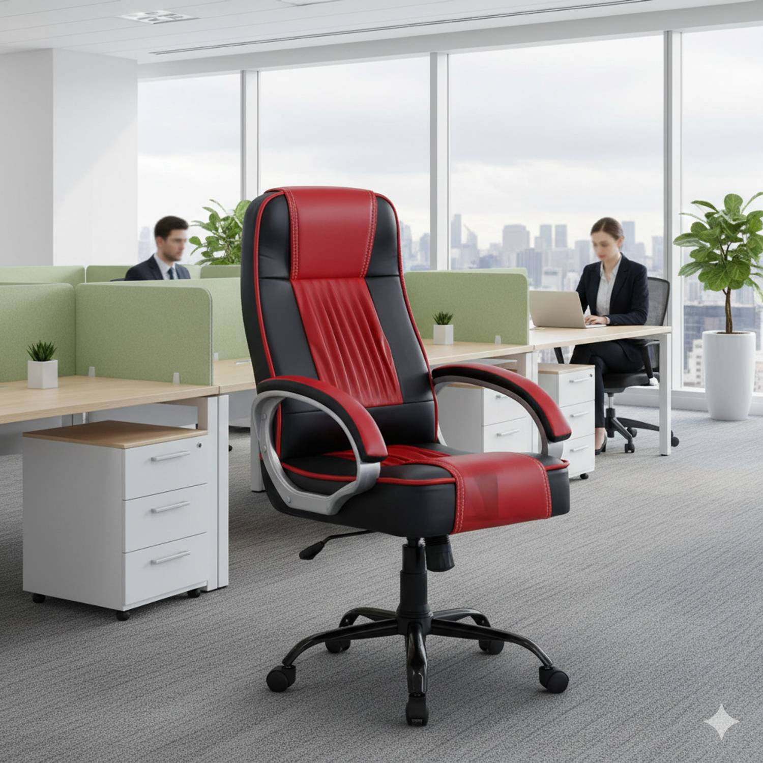 Newturn PARIS executive High back Leather Office Executive Chair