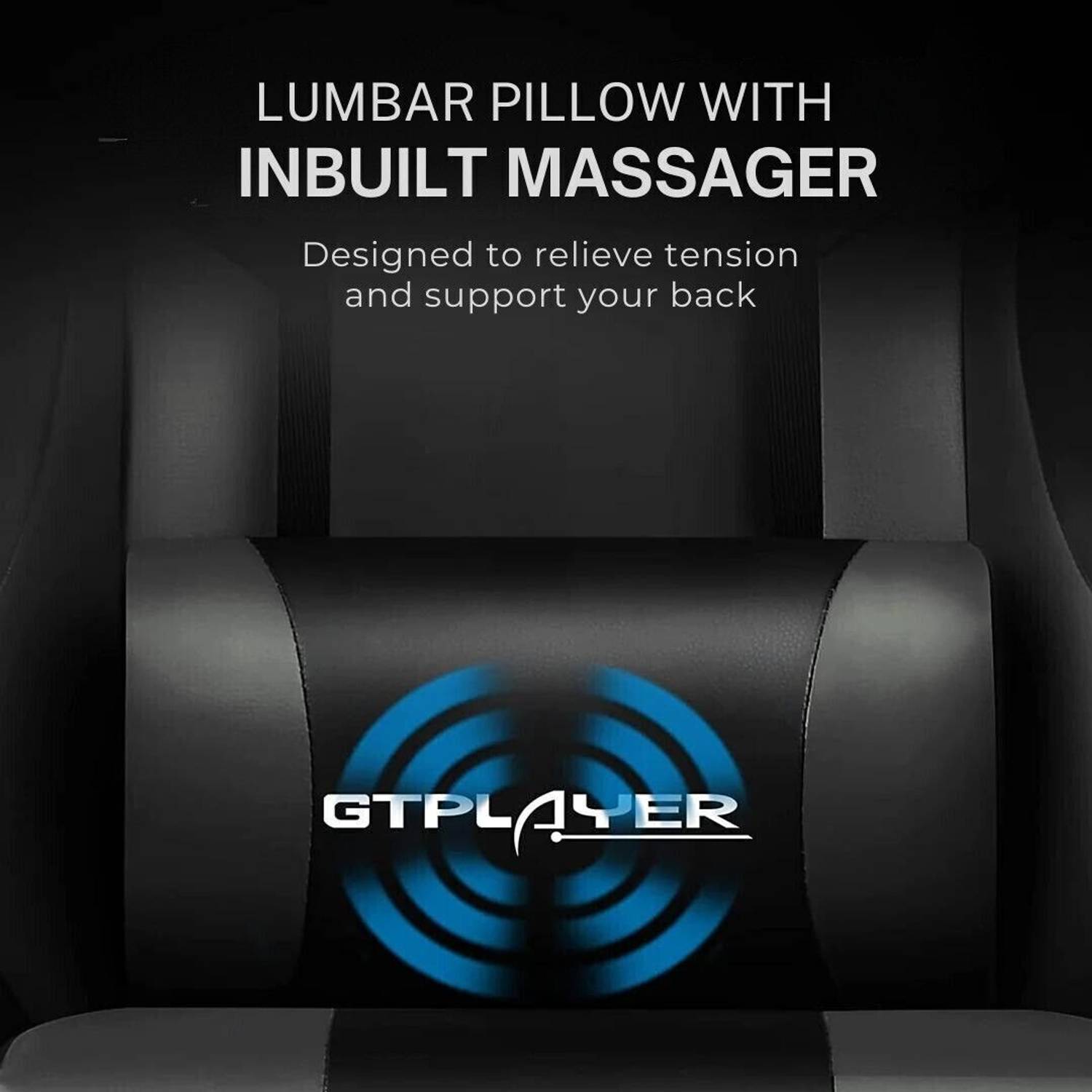 GTPLAYER Leatherette Office Adjustable Arm Chair Black - Image 5