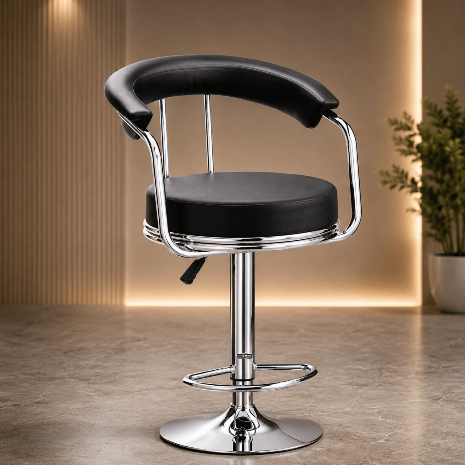 Image of KHUSSH Fabric, Mesh Office Arm Chair