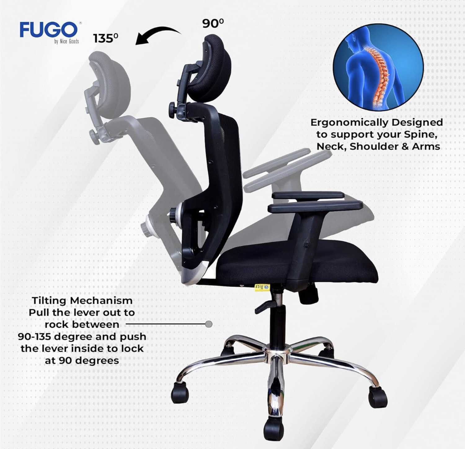 Image of Nice Furniture Office,Study, Computer, Revolving Mesh Office Executive Chair