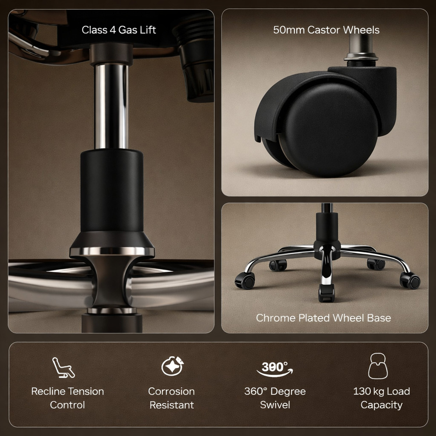 Image of Zadix Store Zadix Premium Leather Boss office chair. Leatherette Office Adjustable Arm Chair