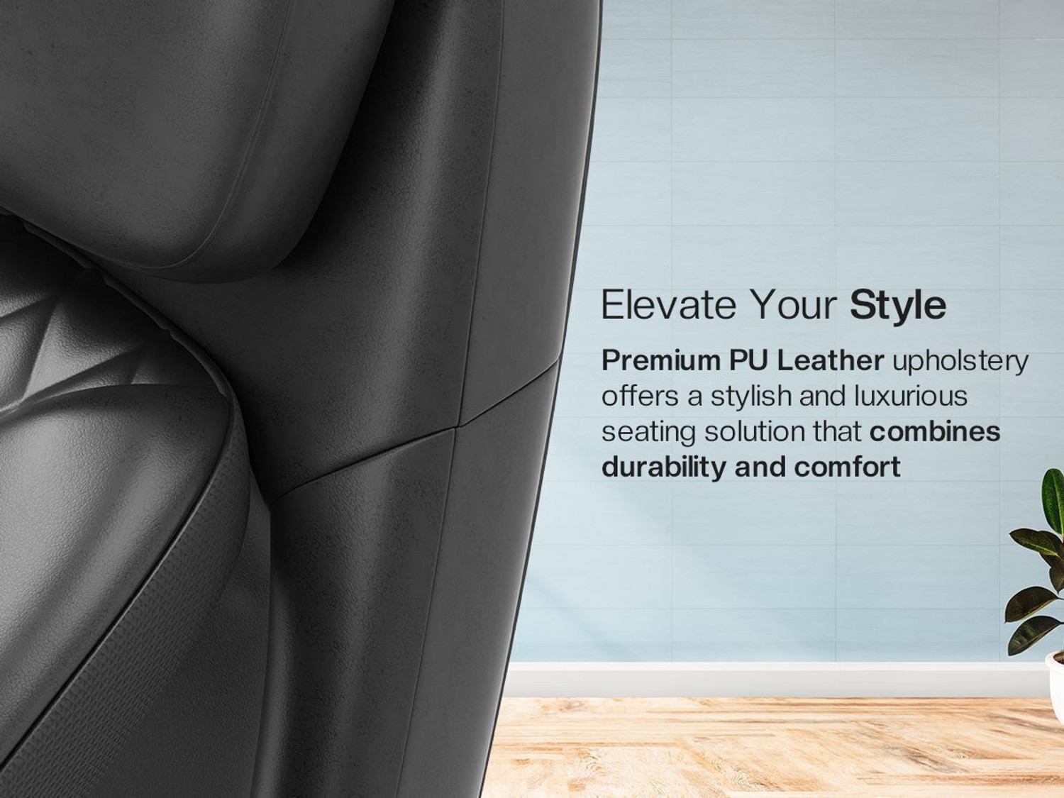 Image of GREEN SOUL Bosco High Back Ergonomic Chair|Home, Office|Premium Comfort|Flip-Up Armrests Leatherette Office Executive Chair