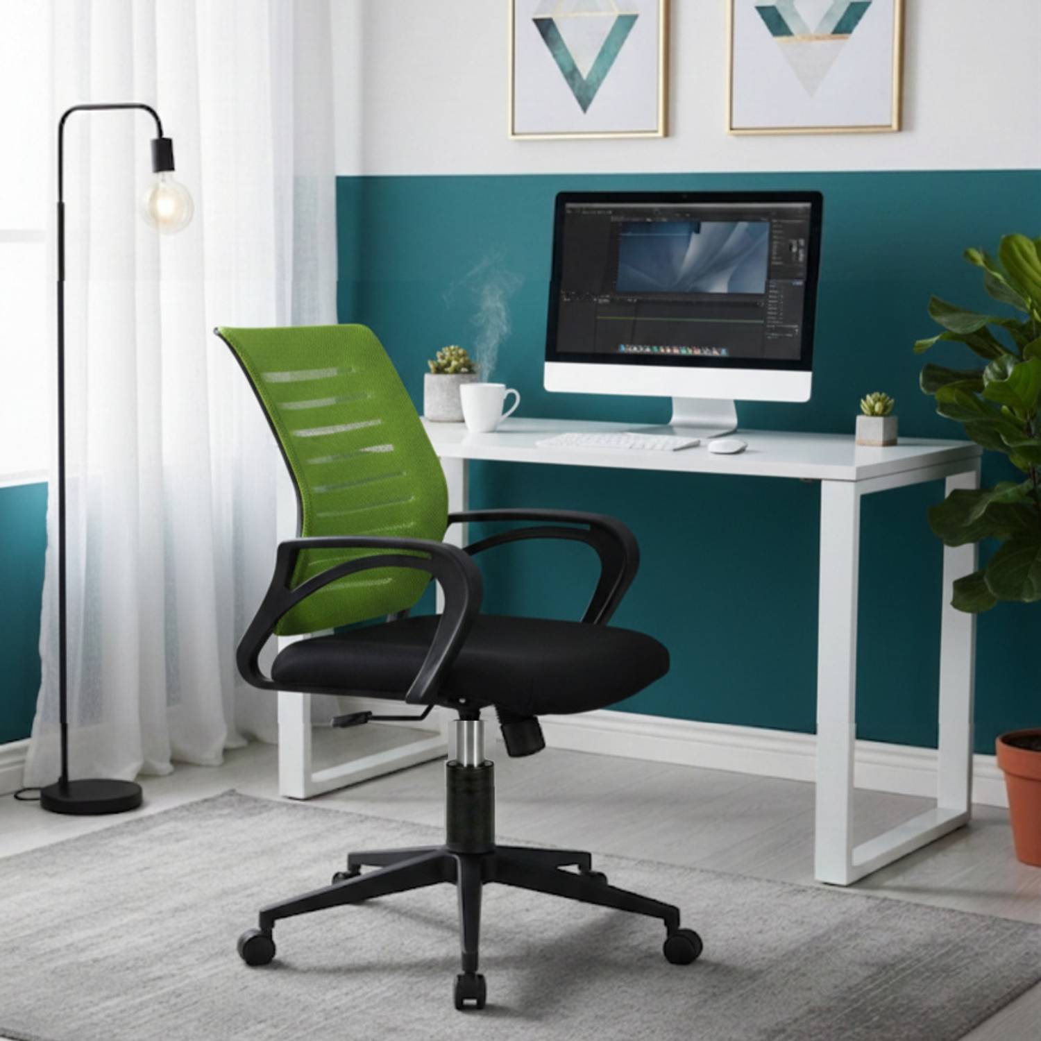 Adiko Adiko Ergonomic Office chair Fabric Office Arm Chair