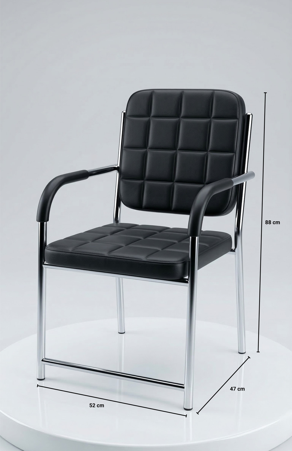 Image of Rishi Ventures Leatherette Office Arm Chair