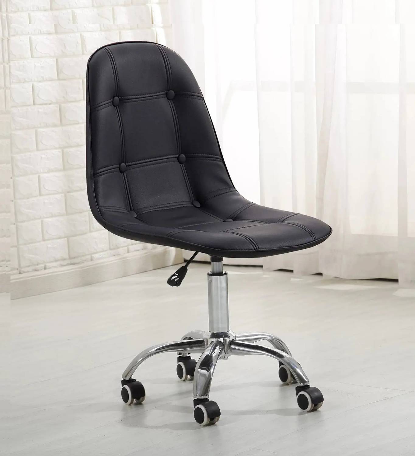 Adiko Office Swivel Chair with Adjustable Height Button NA Office Visitor Chair