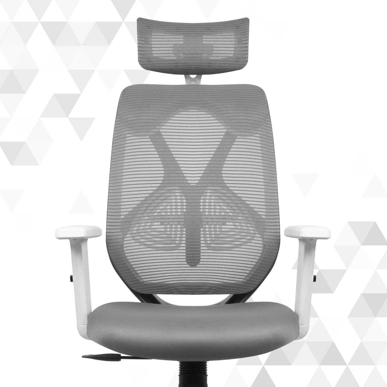 Image of Rose Designer Chairs ROSE Sydney High Back Ergonomic Mesh, Fabric Office Adjustable Arm Chair