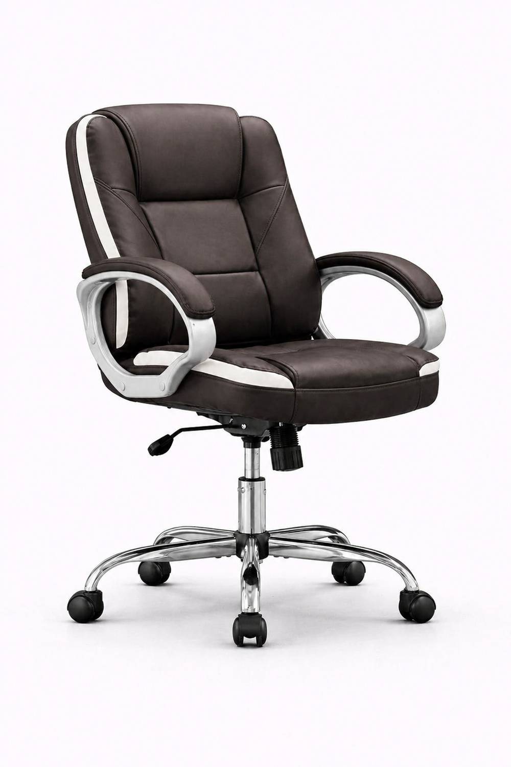 Oakcraft Medium Back Revolving Leatherette Office Executive Chair