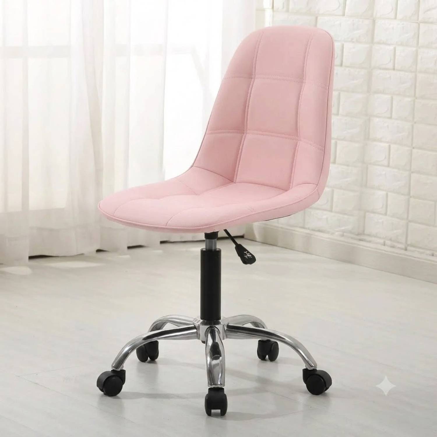 Adiko Office Swivel Chair with Adjustable Height Button NA Office Visitor Chair