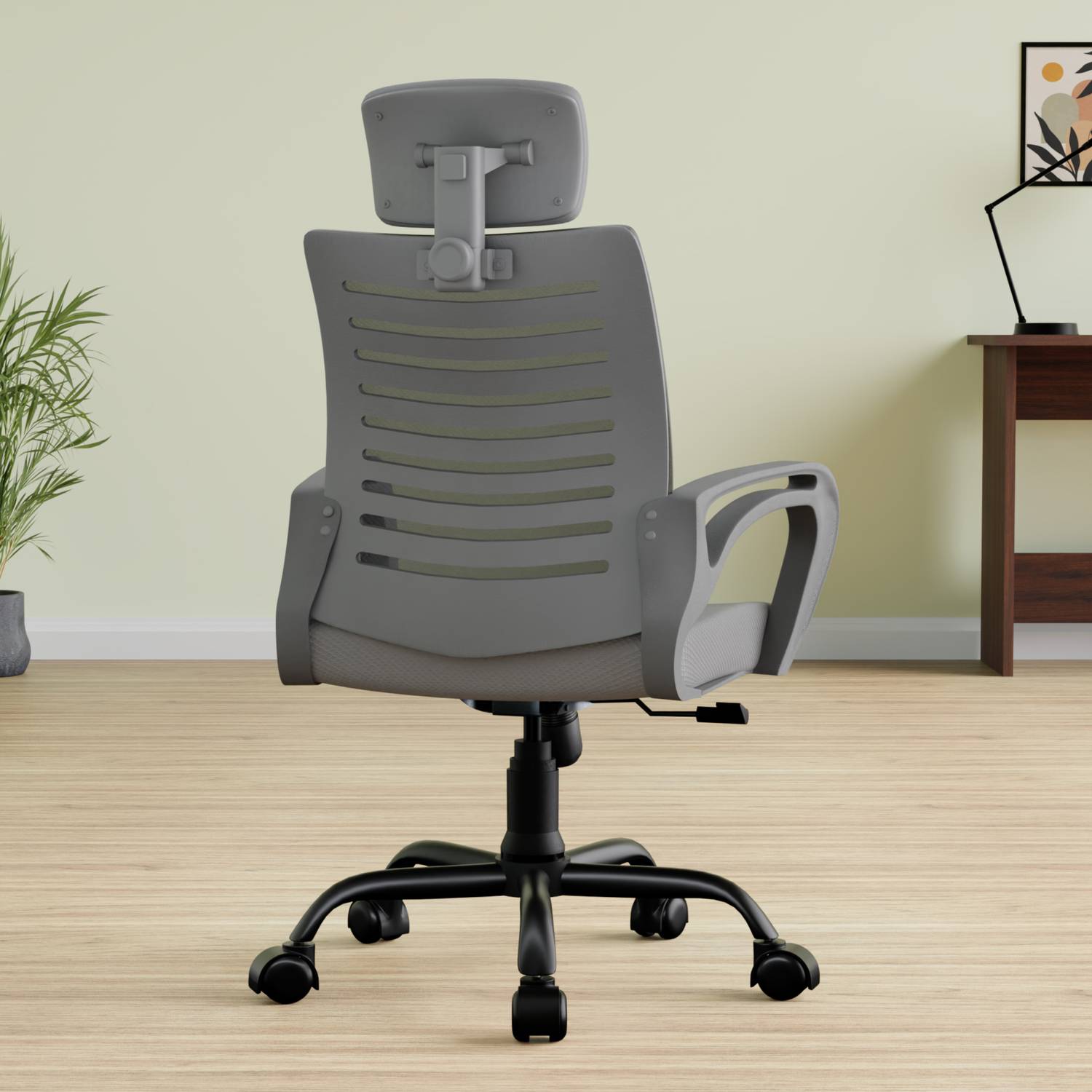 beaatho Verona High Back Ergonomic Revolving Nylon Office Arm Chair