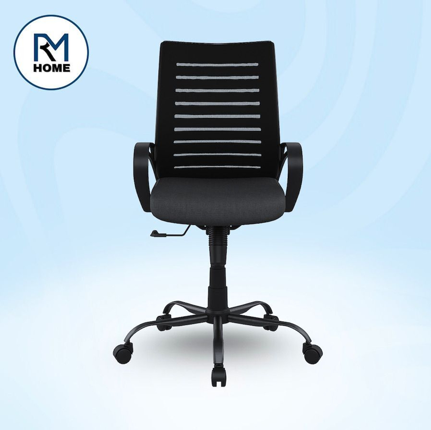 Image of RM HOME Tivra Mid Back Fabric Office Executive Chair