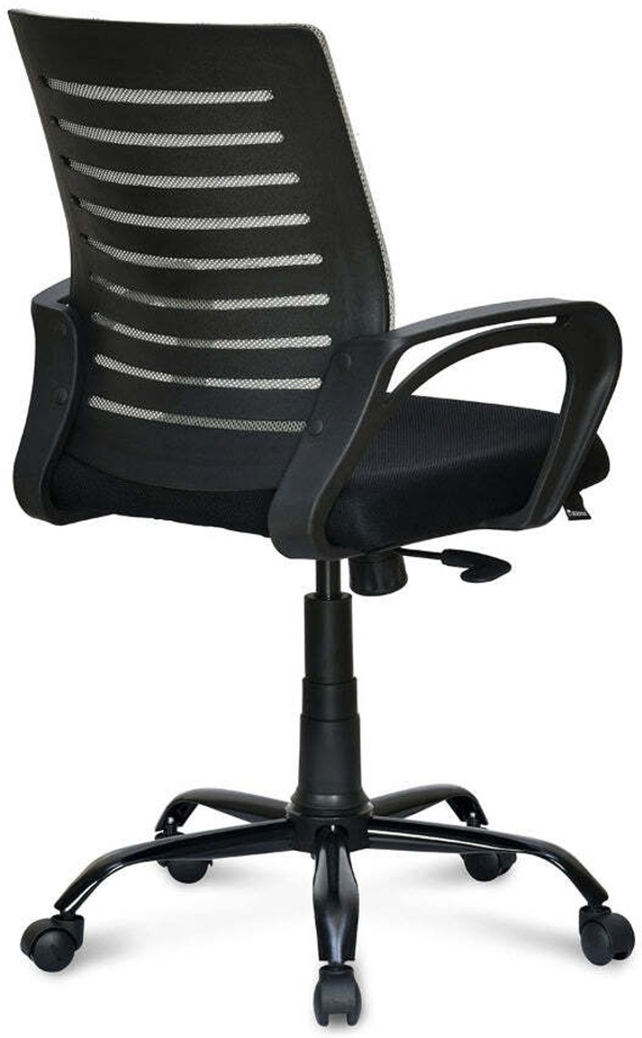 Image of Nilkamal Giza Mid Back Ergonomic | Adjustable Height | Swivel | Push Back | Executive Fabric Office Arm Chair