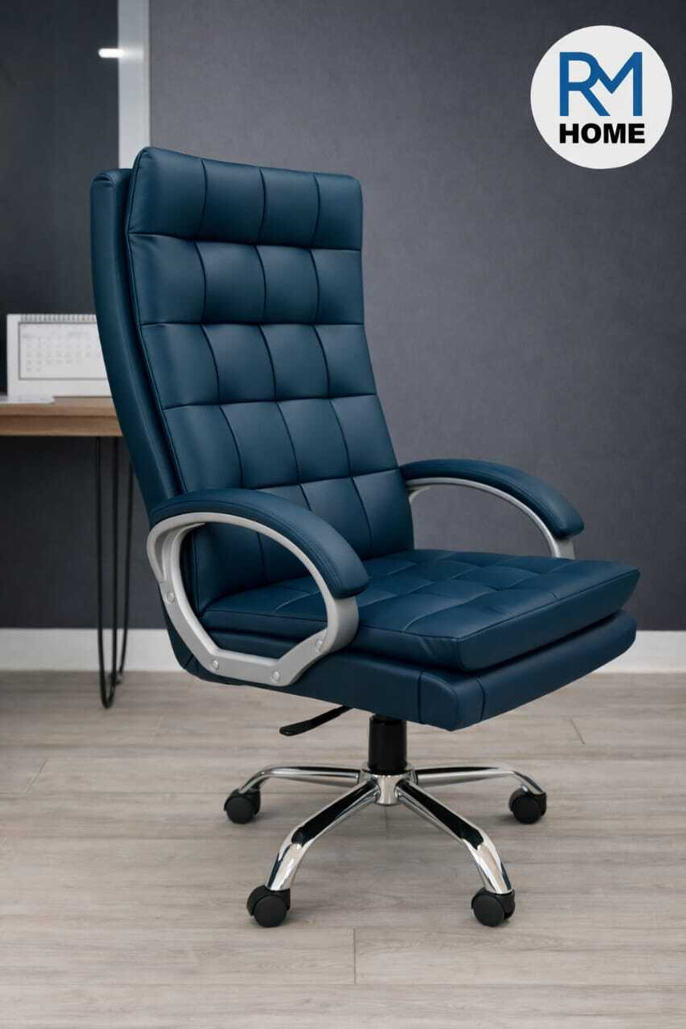 Image of RM HOME RM home Sera Premium Leather Boss office chair Leatherette Office Executive Chair