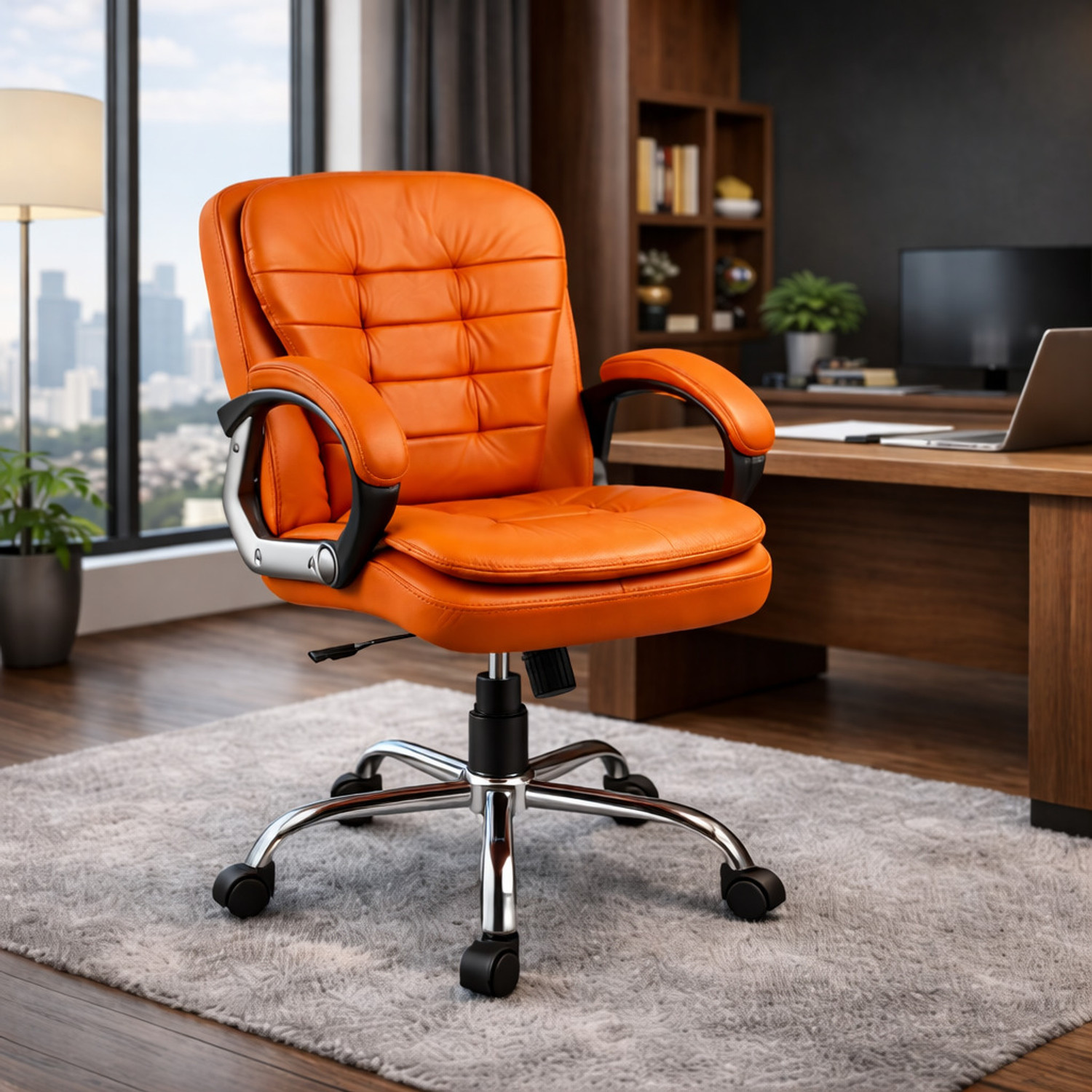Image of Oakcraft Leatherette Office Executive Chair