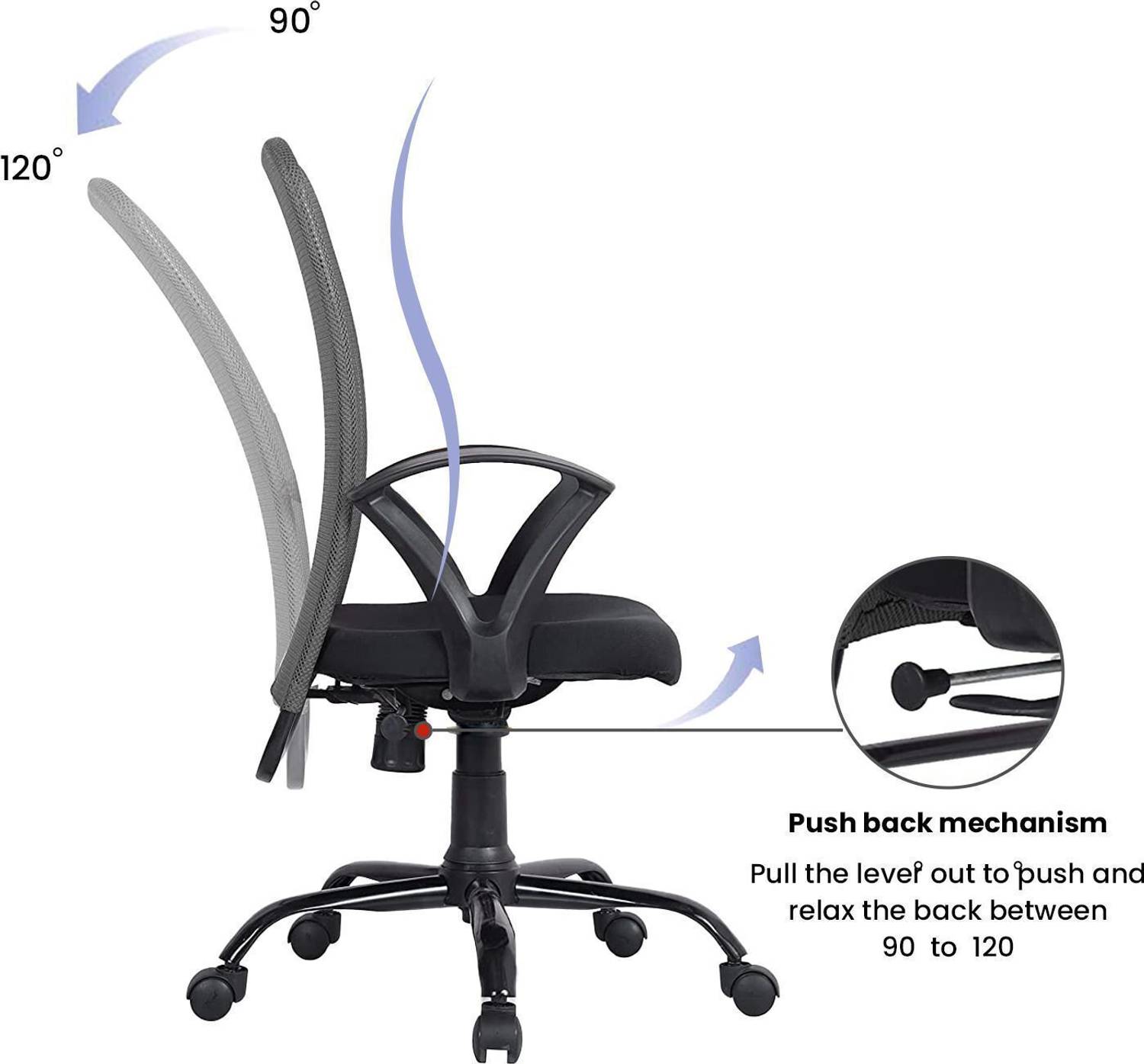 GREEN SOUL Seoul Mid Back Ergonomic Chair - Image 5