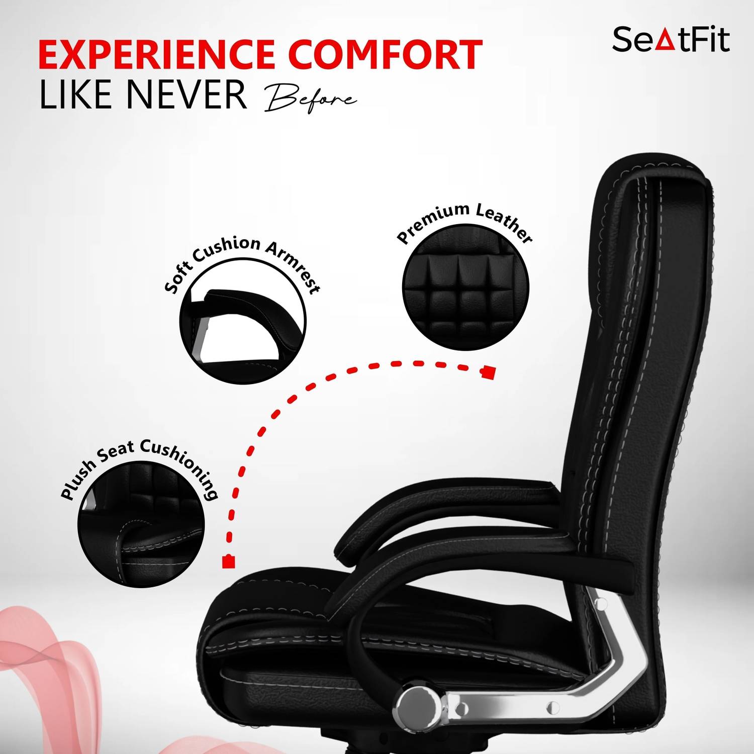 SEATFIT A47 Ergonomic Office Chair - Image 4