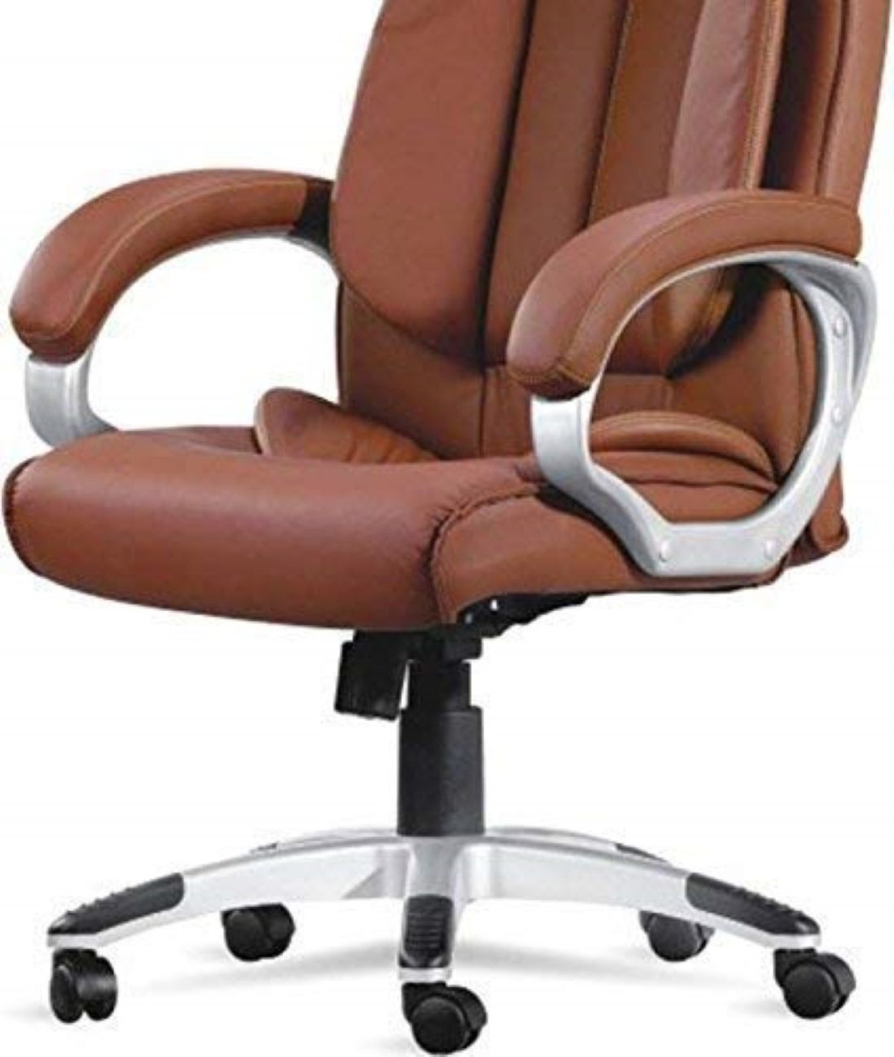 Image of KRISHTHA Boss High Back Ergonomic Revolving Leatherette Office Executive Chair