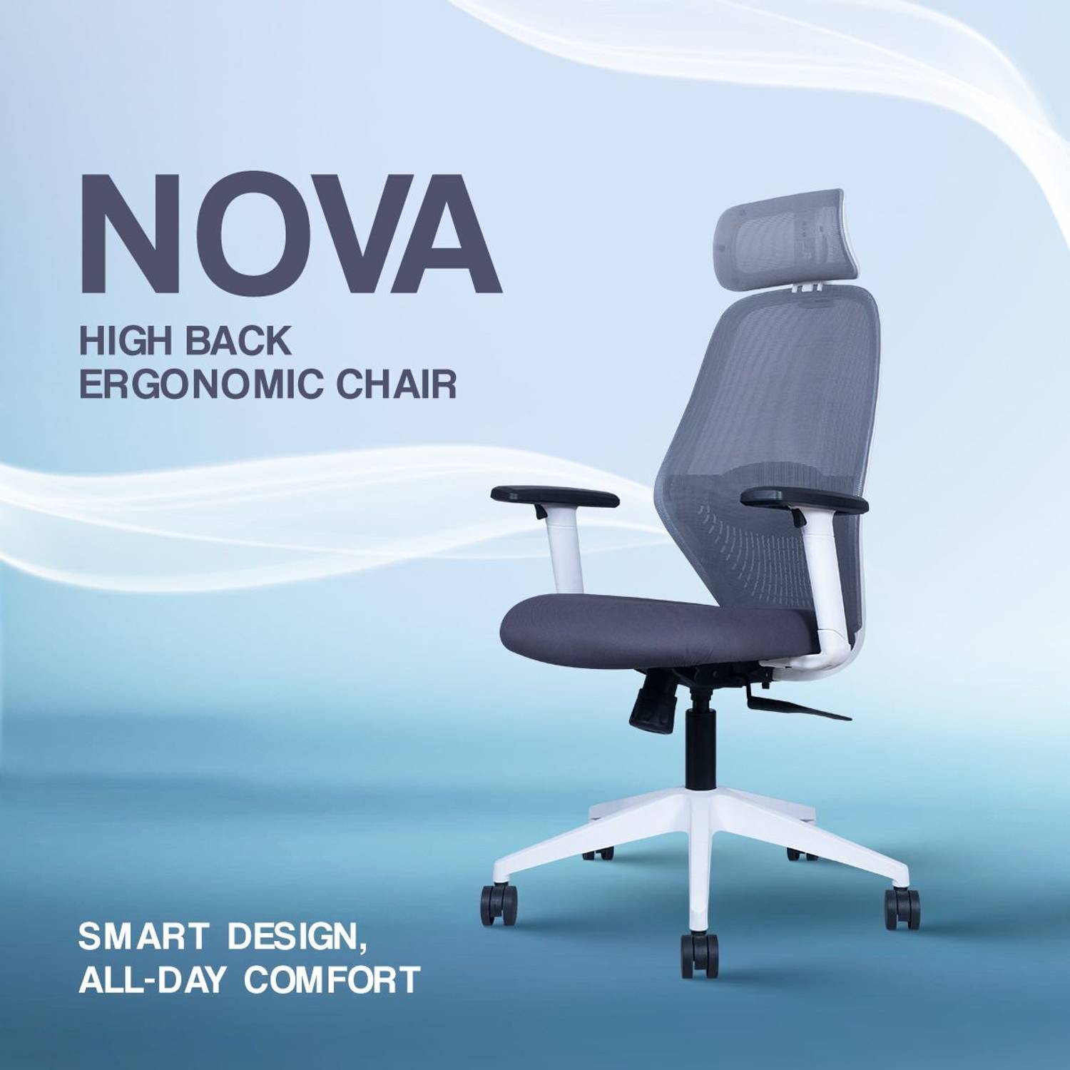 IAFA Nova High Back Ergonomic Office Chair - Image 2