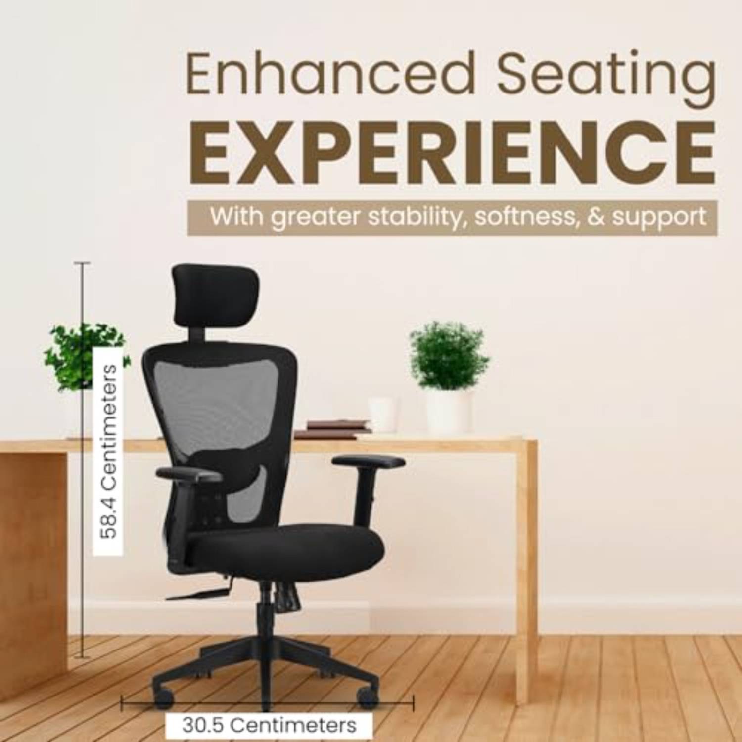 IAFA JADE High Back Ergonomic Office Chair with Ad Heavy Duty