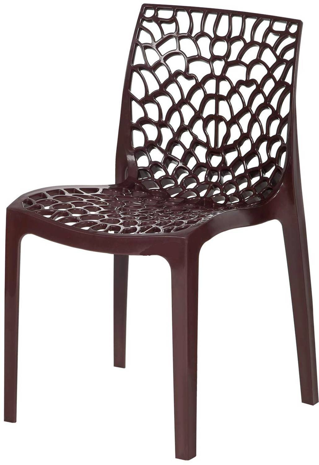 Ramdev handicraft Designer Web Plastic Living Room Outdoor Chair Plastic Dining Chair