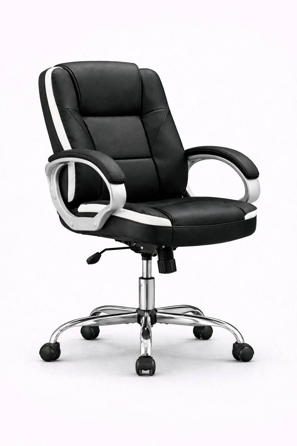 Oakcraft Medium Back Revolving Leatherette Office Executive Chair