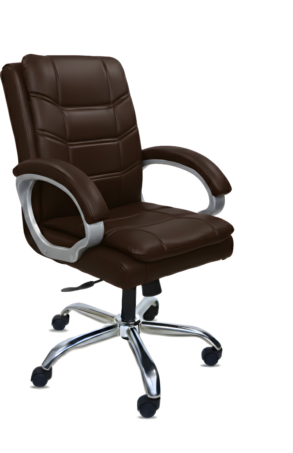 Image of RW REST WELL Star Executive Revolving Office Chair|Computer Desk Chair with Cushioned Seat| Leatherette Office Executive Chair