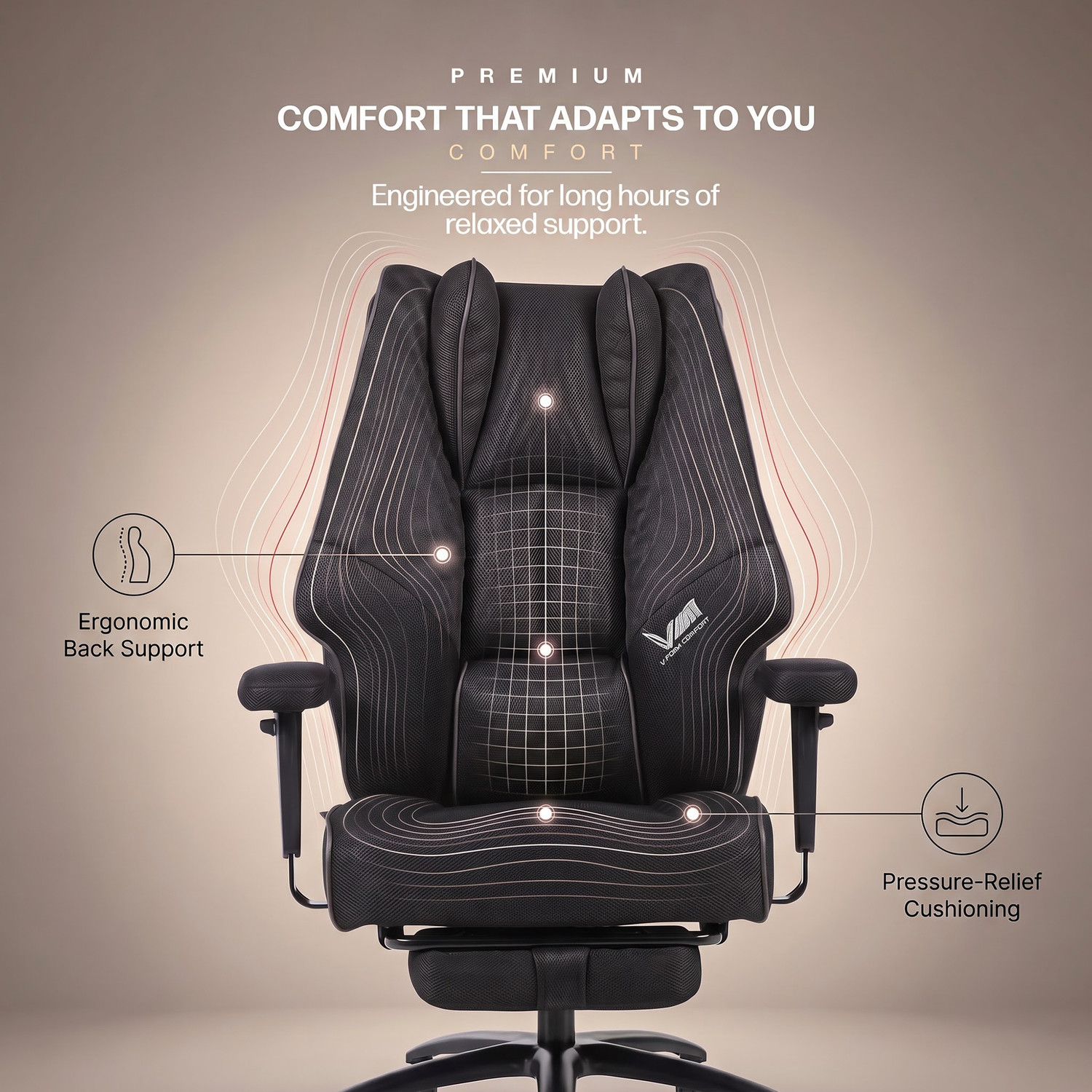 Image of Drogo Nylon, Mesh Office Executive Chair
