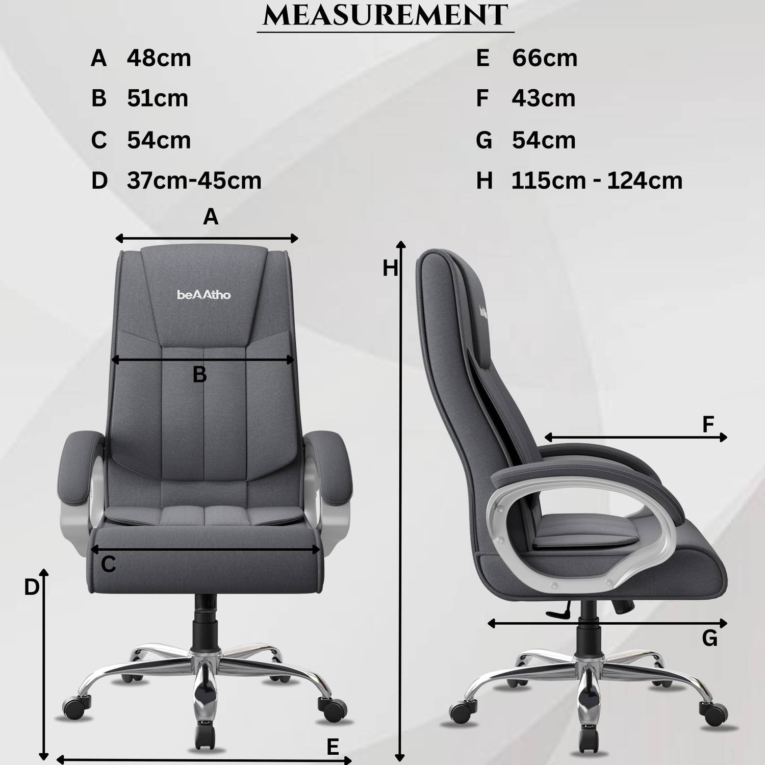 beaatho Berlin Orthopedic Boss Chair - Image 5