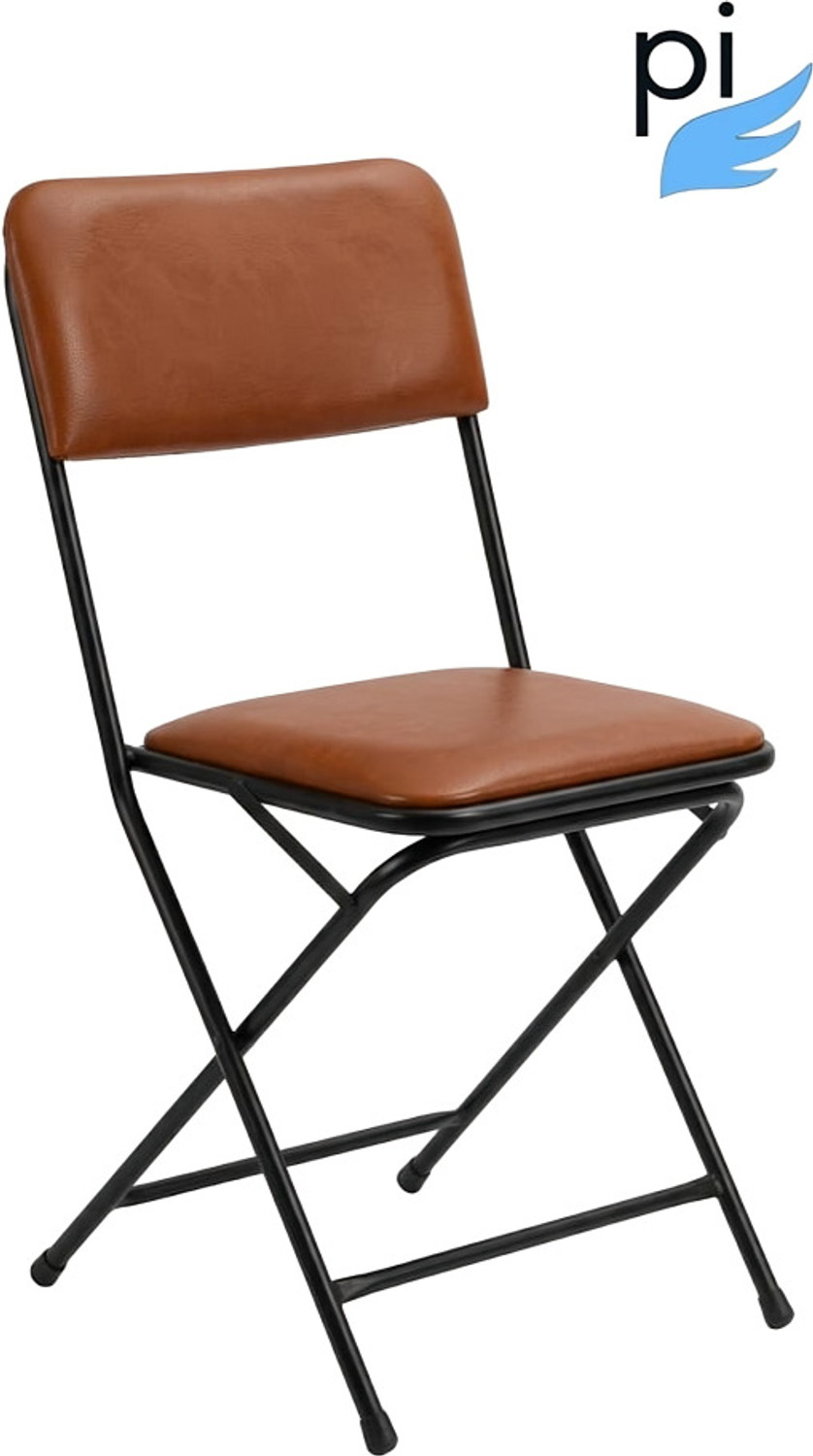 Image of Pace-Innovations Folding Stool Chair with Foot Rest for Home & Kitchen /Restaurant /Outdoor Chair, Cotton Blend Study Folding Chair