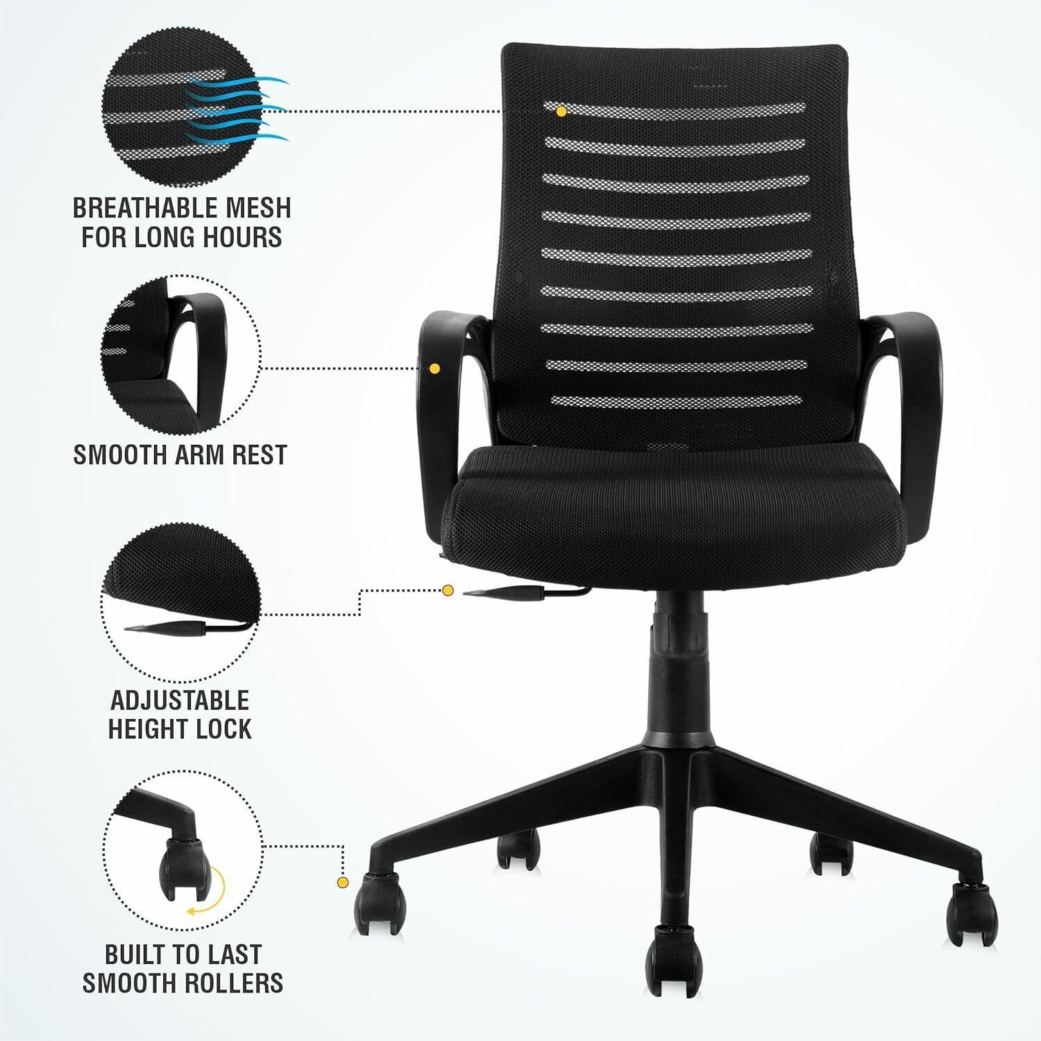 Image of Flipkart Perfect Homes Mesh Office Executive Chair