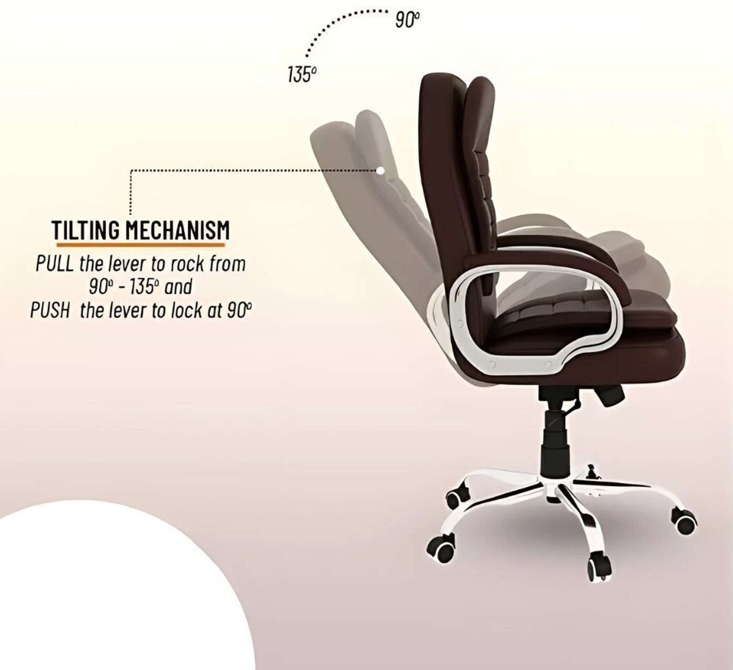 Image of COZY CUB Leatherette Office Executive Chair