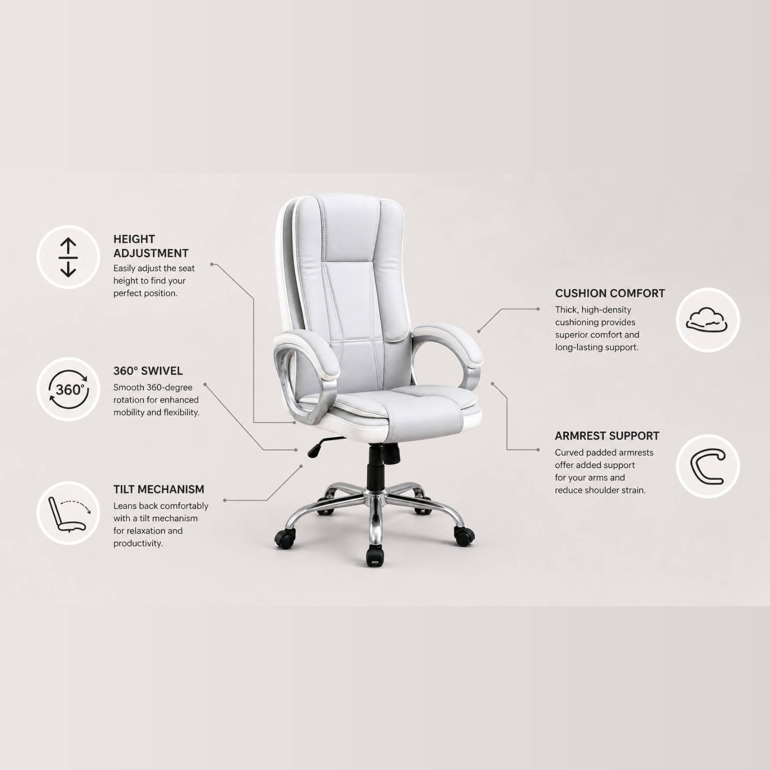 ACTIVA Venture Ergonomic Office Chair - Image 2