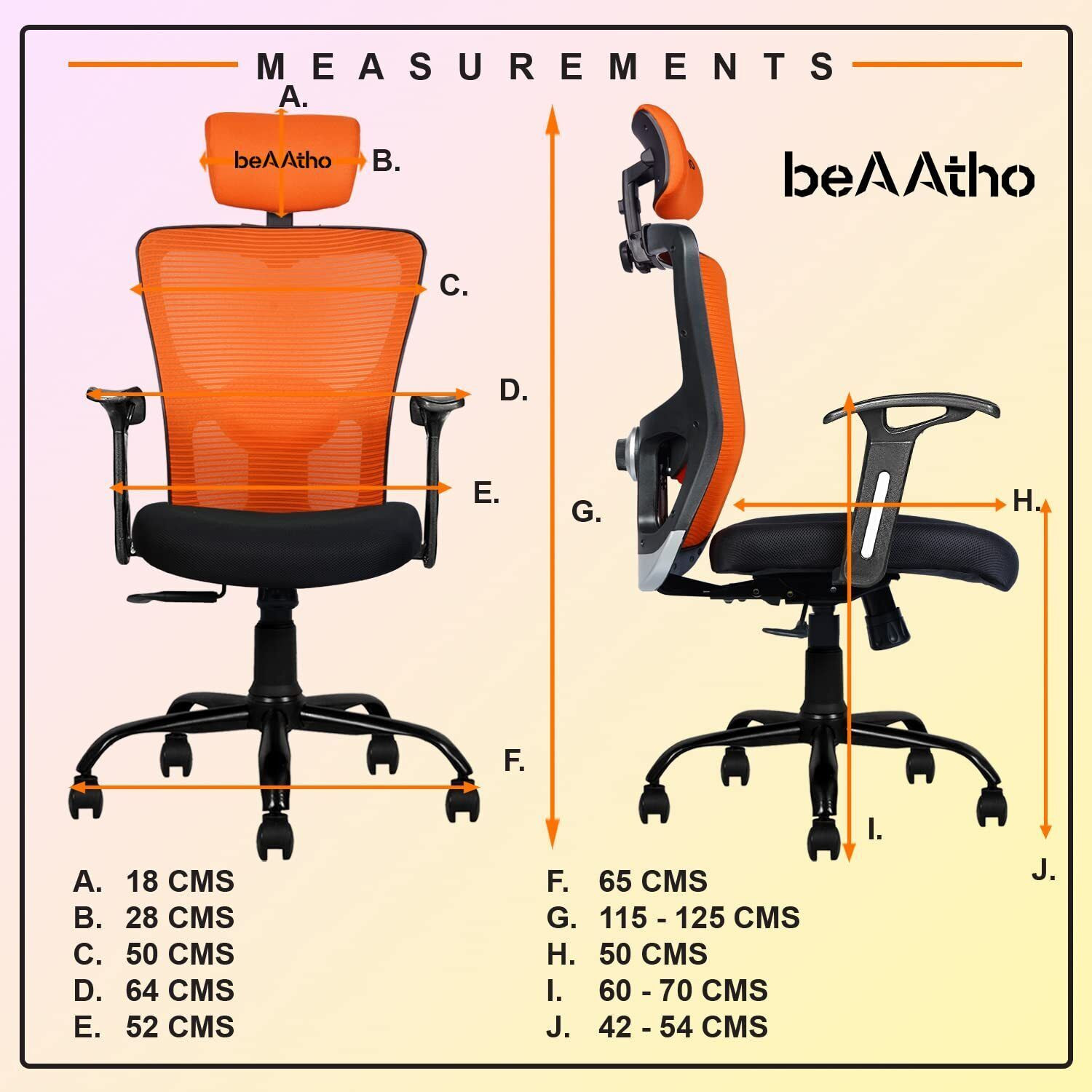 Image of beaatho Nylon Office Executive Chair