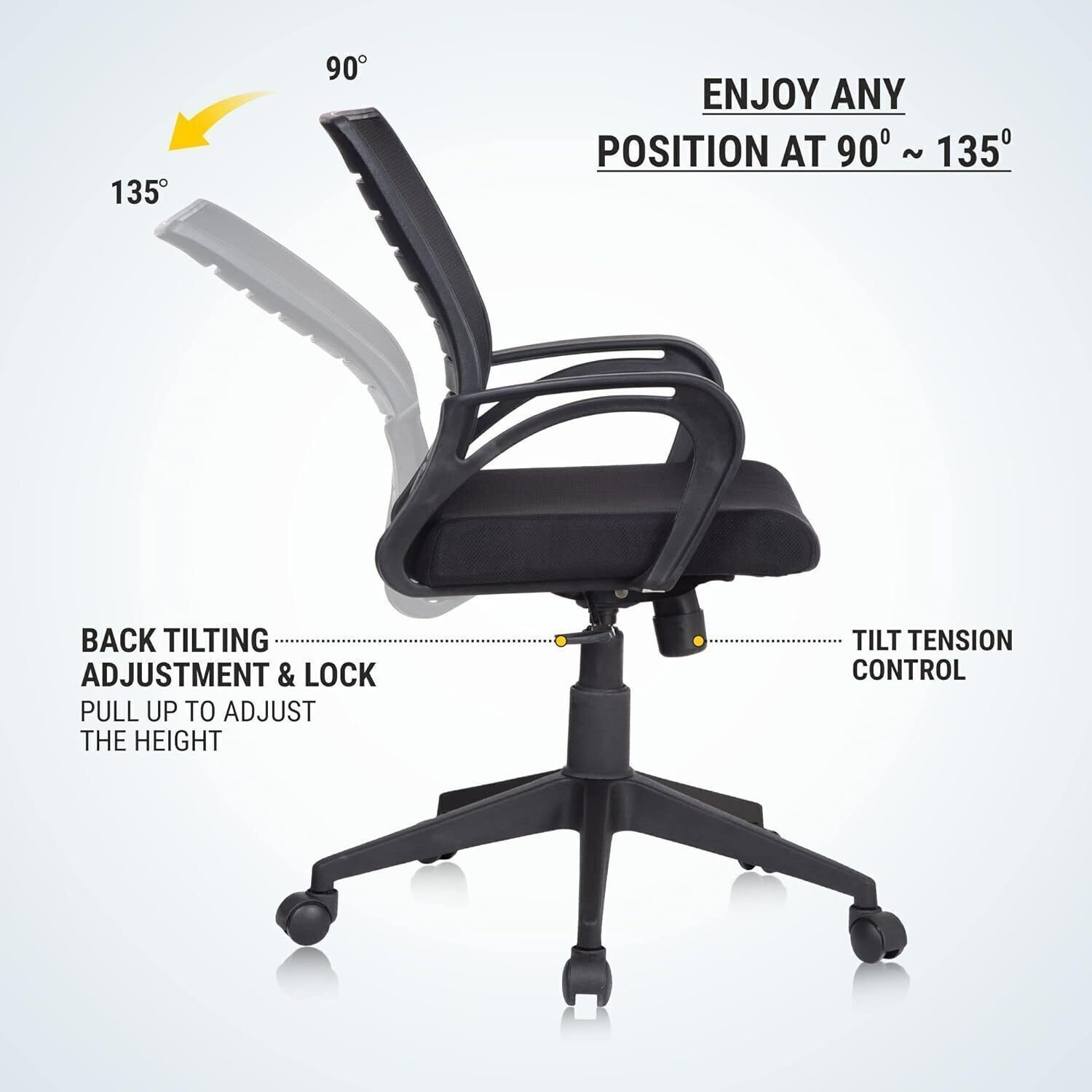 Image of MG traders heavy duty boom net Mesh Office Executive Chair