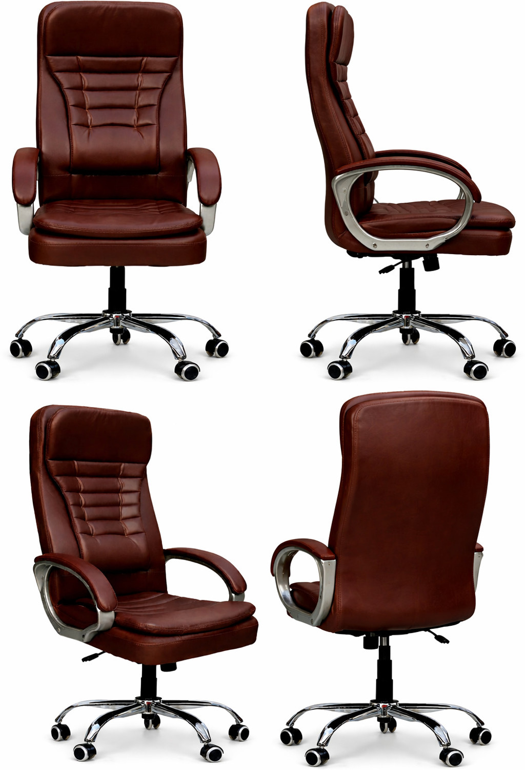 Image of neo chair High Back | Office | Boss chair with Armrests and Lumbar Support Chair Leatherette Office Arm Chair