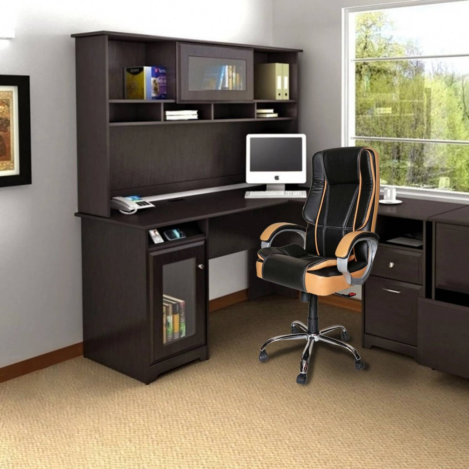 Flipkart Perfect Homes Speton High Back Permium Office Chair Leatherette Office Executive Chair