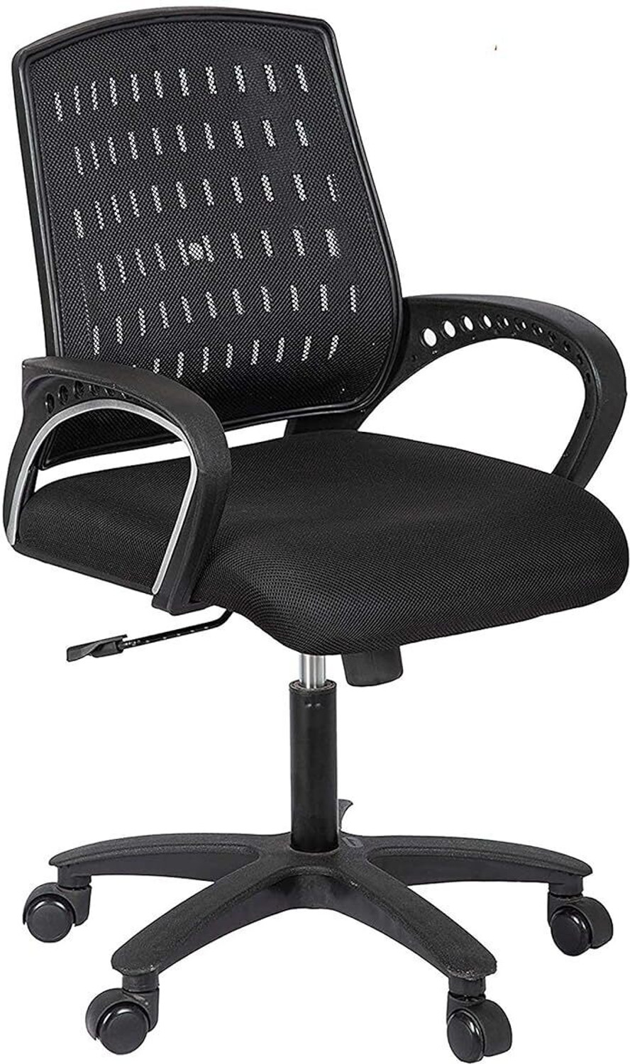 Image of MG traders MGNEWPLUS345 Nylon Office Adjustable Arm Chair