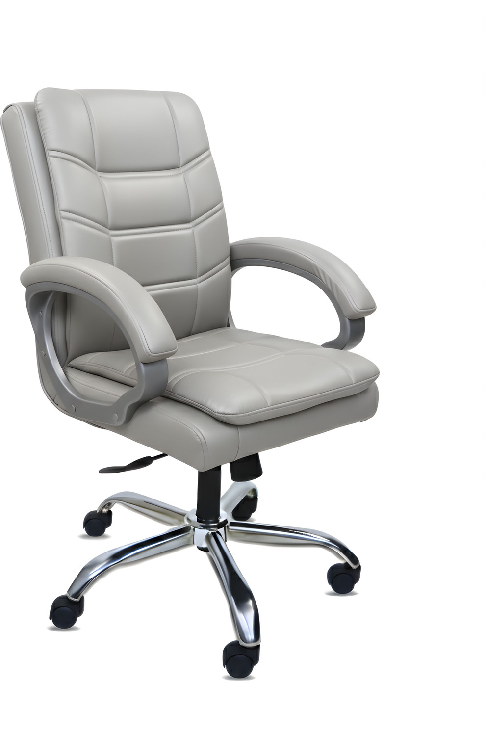 Image of ACTIVA Executive Revolving Office Chair|Computer Desk Chair with Cushioned Seat & Back| Leatherette Office Executive Chair