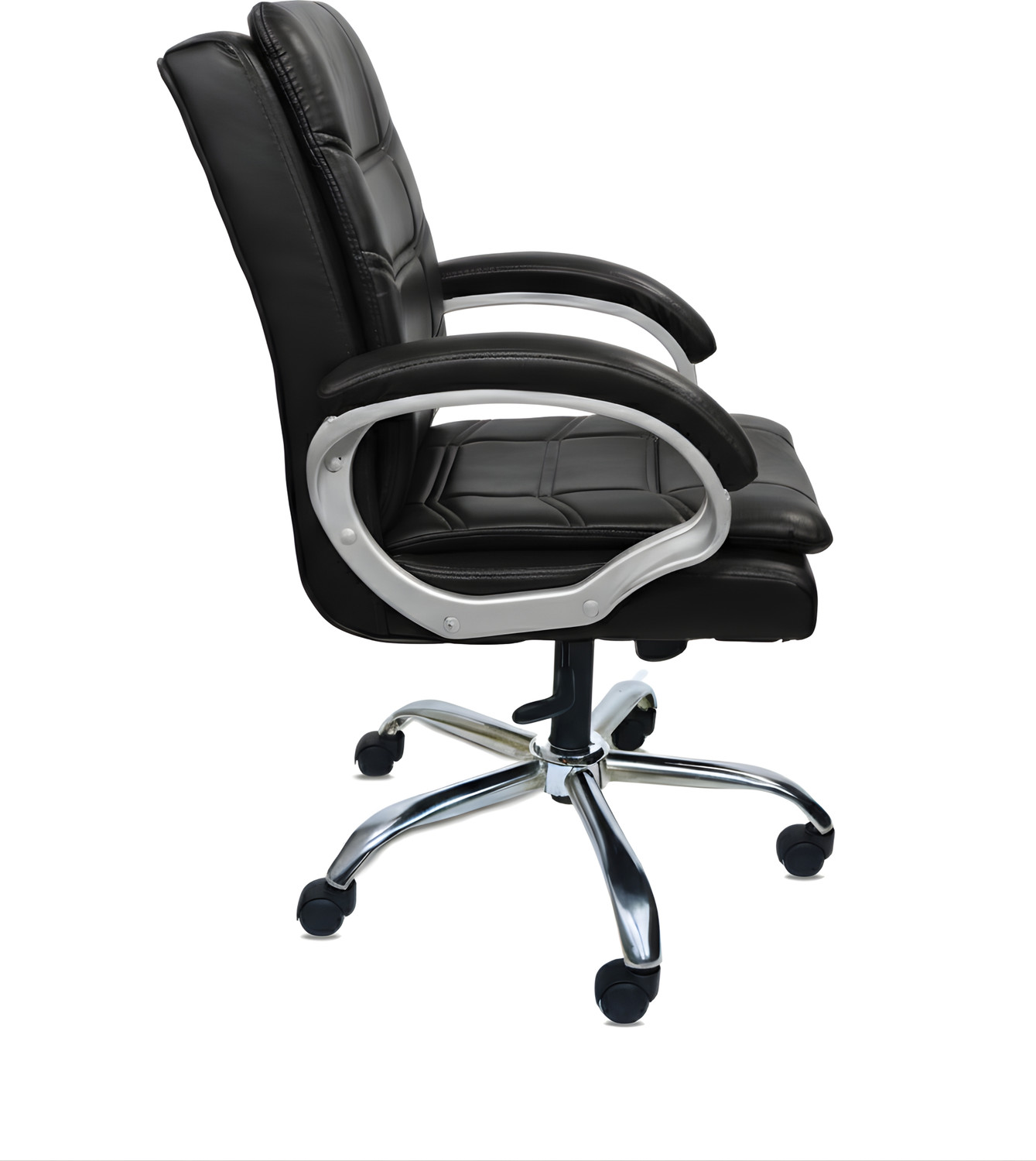 Image of RW REST WELL Star Executive Revolving Office Chair|Computer Desk Chair with Cushioned Seat| Leatherette Office Executive Chair