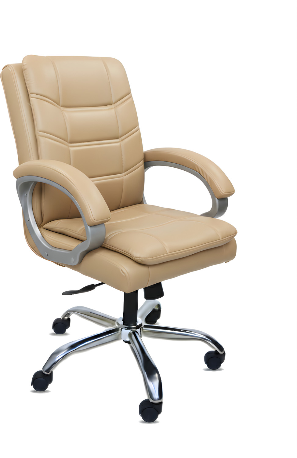 Image of RW REST WELL Star Executive Revolving Office Chair|Computer Desk Chair with Cushioned Seat| Leatherette Office Executive Chair