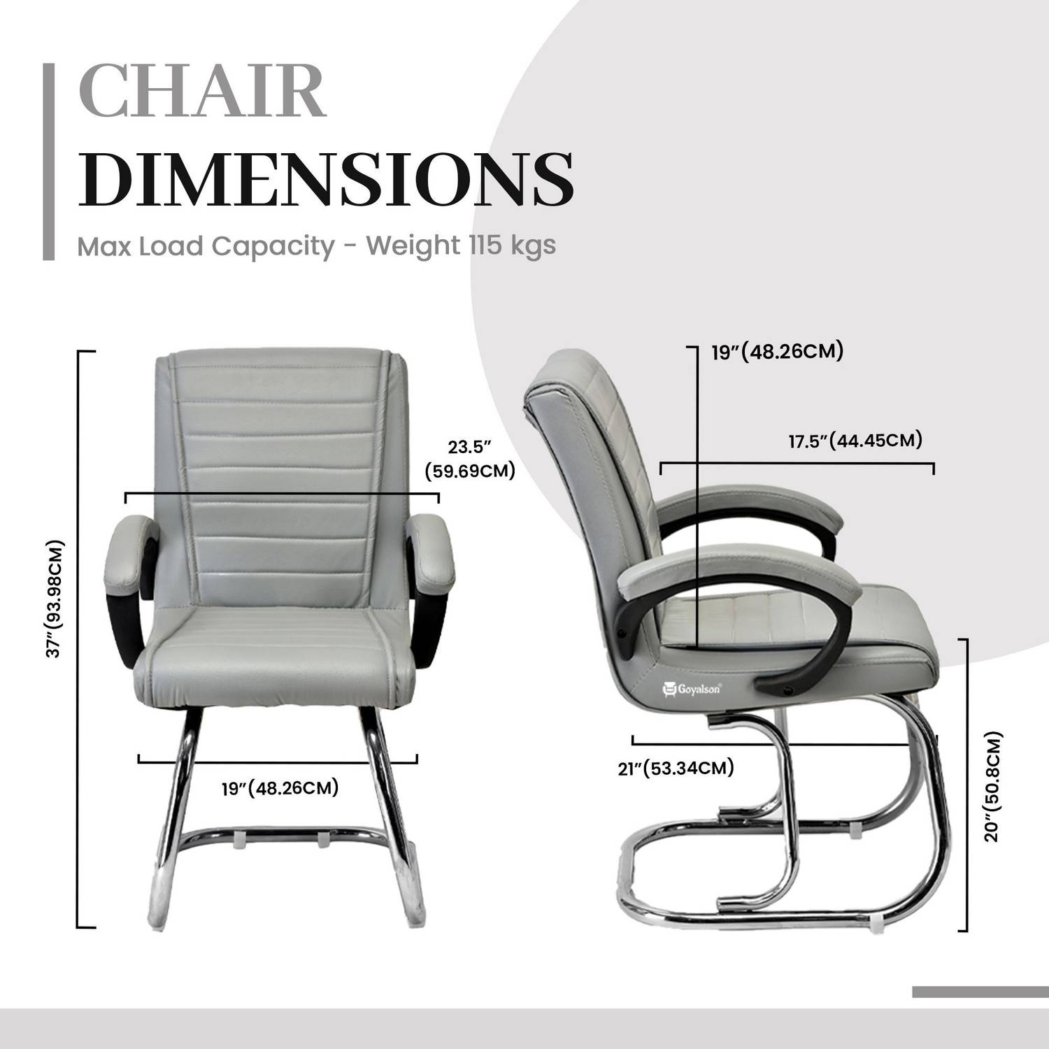 Apple Furniture Leatherette Office Arm Chair - Image 3