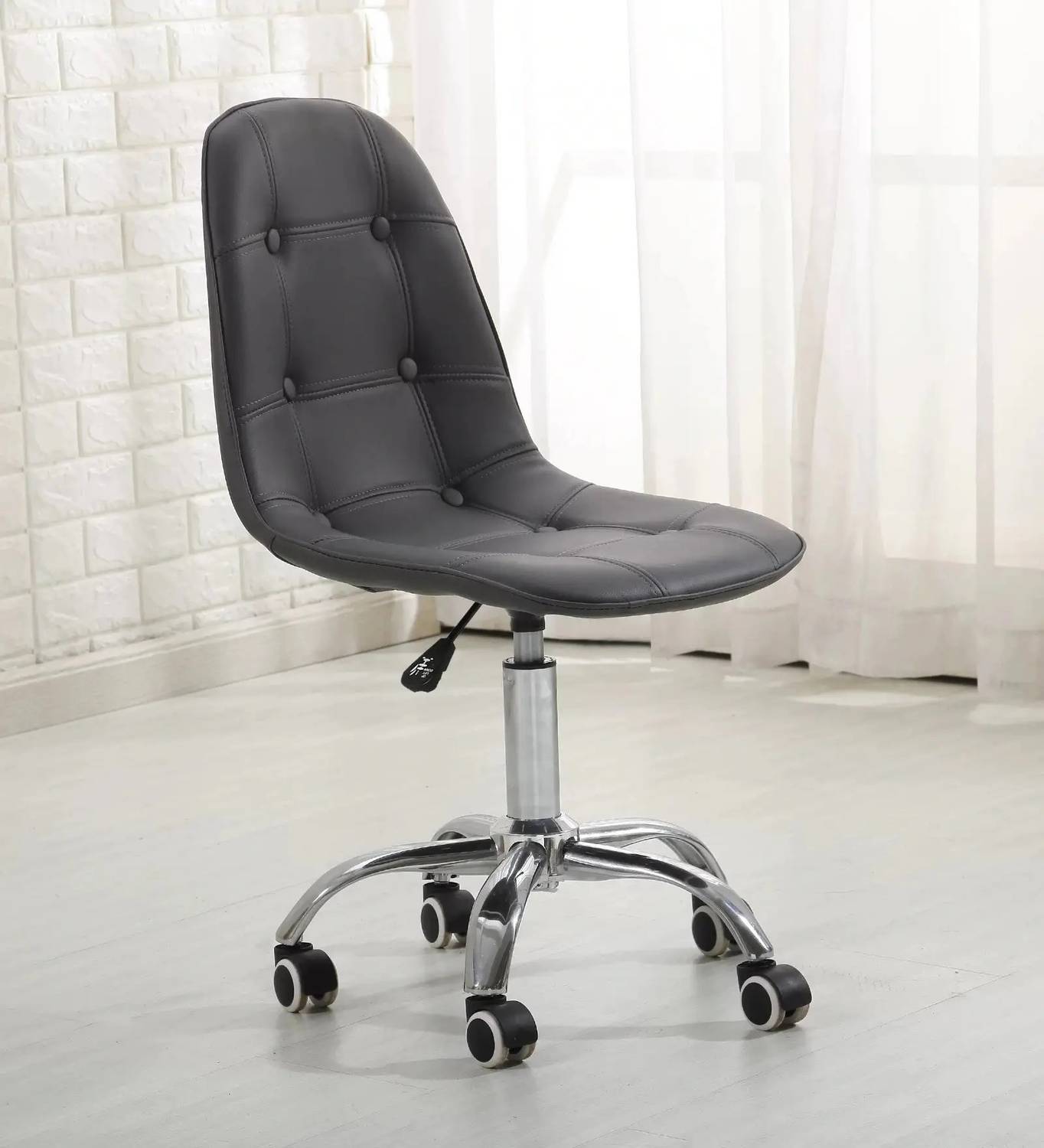 Adiko Office Swivel Chair with Adjustable Height Button NA Office Visitor Chair