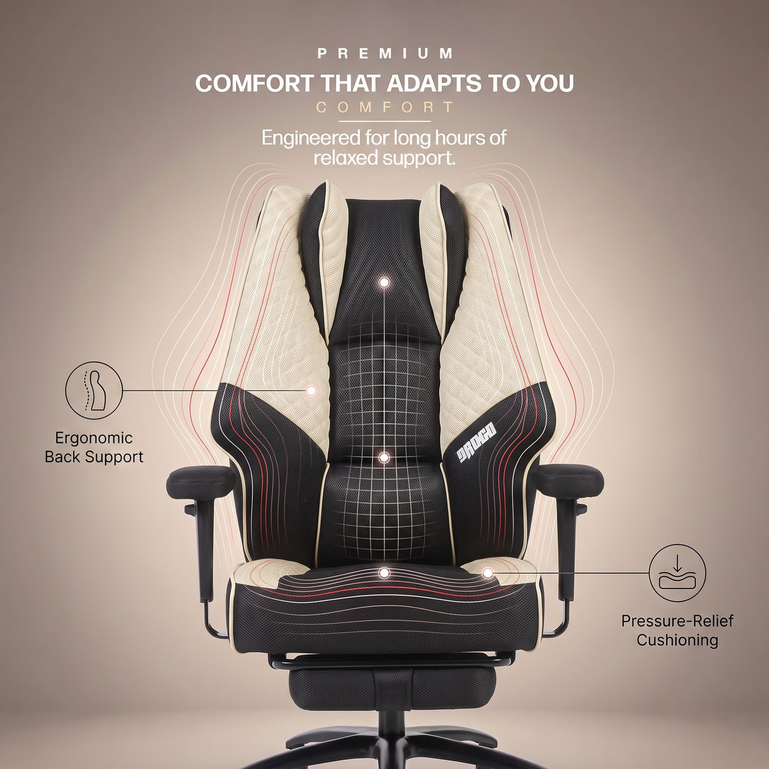 Image of Drogo Nylon, Mesh Office Executive Chair