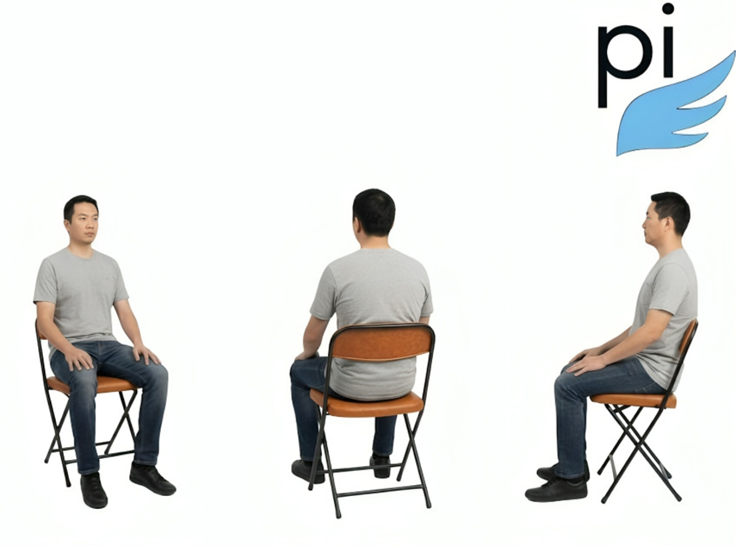 Image of Pace-Innovations Folding Stool Chair with Foot Rest for Home & Kitchen /Restaurant /Outdoor Chair, Cotton Blend Study Folding Chair