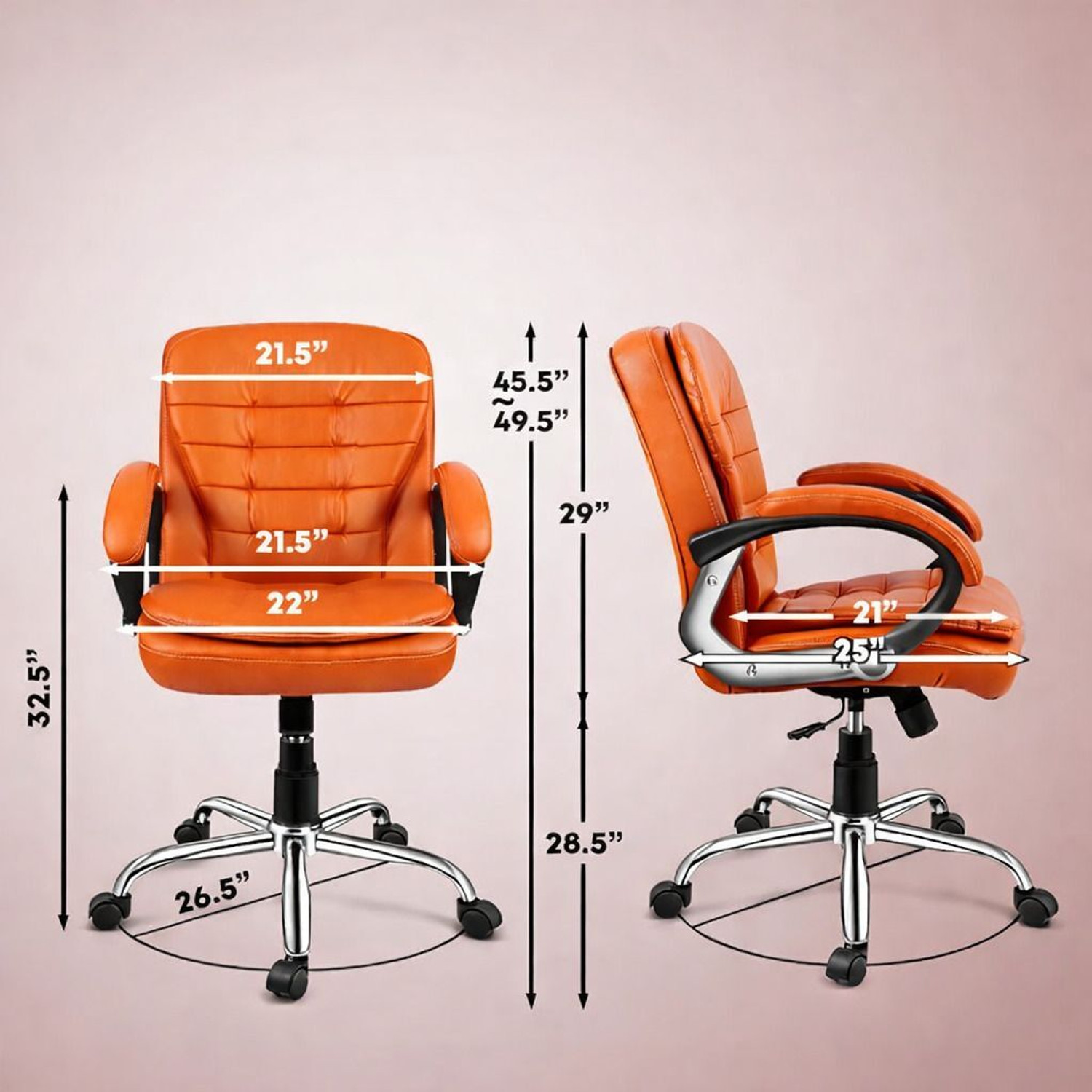 Image of Oakcraft Leatherette Office Executive Chair